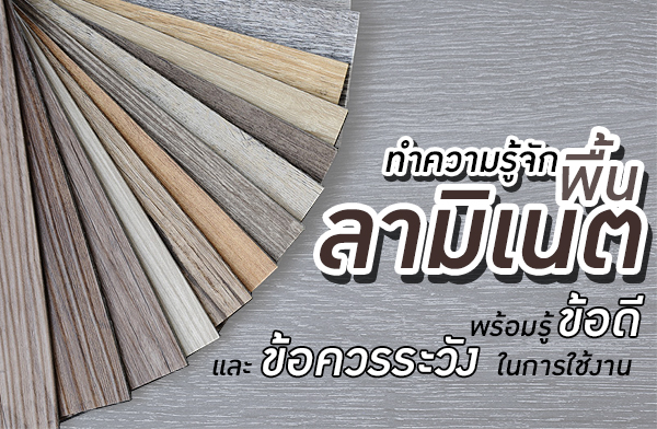 ทำความรู้จักพื้นลามิเนต พร้อมรู้ข้อดี และข้อควรระวังในการใช้งาน ทำความรู้จักพื้นลามิเนต พร้อมรู้ข้อดี และข้อควรระวังในการใช้งาน