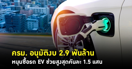 ���. ͹��ѵԧ� 2.9 �ѹ��ҹ ˹ع����ö EV �����٧�ش�ѹ�� 1.5 �ʹ