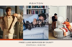 ͹ѹ Ѵ໭ "ASHTON AESTHETIC LIVING" ԭʻʺóش ش觡º㨡ҧͧ Ѻ 3 ç ùѡ ASHTON