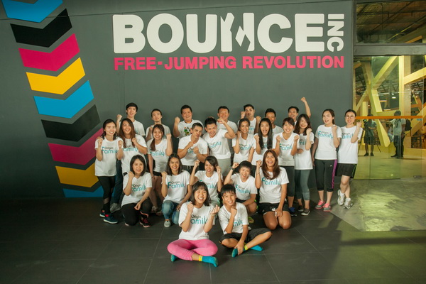 Cool Jumping with Origin family @BOUNCE