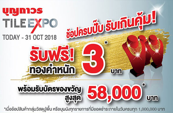 �ح���� �Ѵ��໭ TILE EXPO ��ѧ��á�����ͧ�Ѵ�˭���觻�ᨡ�ͧ�Ѵ˹ѡ �׹��������١���