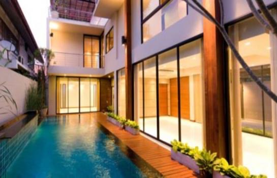 ��ҹ����������ͧ�� Modern resort style Sukhumvit private pool and garden house for rent 5 BR ҺҹآԷ   5 ͹ 90   ¹ǹ 180,000 ҷ͹